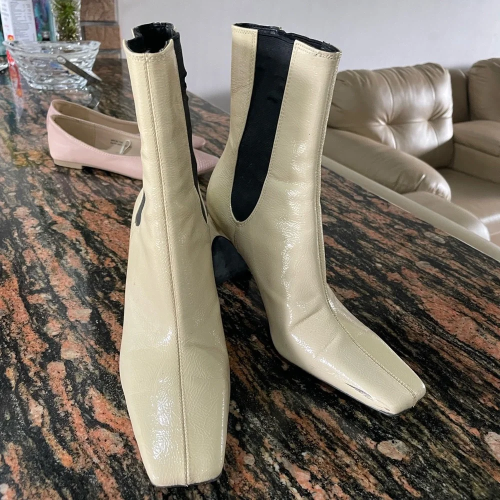 Zara ladies slim boots. Size 37. Wore twice only - Picture 6 of 9